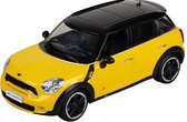 Mini Cooper S (Geel) (Radiografisch Bestuurbaar / Remote Control / Batterij niet inbegrepen) 1/18 Jian Feng Yuan Toys - Modelauto - Schaalmodel - Model auto - RC Remote Car - Miniatuurautos -