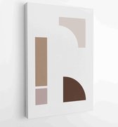 Canvas schilderij - Abstract organic shape Art design for poster, print, cover, wallpaper, Minimal and natural wall art. Vector illustration. 3 -    – 1833926554 - 50*40 Vertical