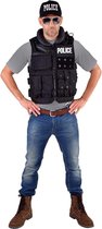Magic Design Vest Politie Heren Polyester Zwart One-size