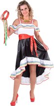 Brazilie & Samba Kostuum | Hongaars Csardas Volksdans | Vrouw | Extra Small | Carnaval kostuum | Verkleedkleding