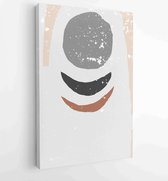Canvas schilderij - Abstract organic shape Art design for poster, print, cover, wallpaper, Minimal and natural wall art. Vector illustration. 2 -    – 1810070353 - 80*60 Vertical
