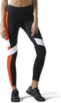 Reebok Lux kleurblok strak legging Vrouwen veelkleurig XL