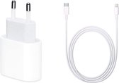 iPhone 13 oplaadstekker 20W USB-C Power oplader met kabel Geschikt voor Apple iPhone 13 - Apple iPad - USB-C Apple Magsafe|Snellader iPhone 13 / 12 / 11 / iPad / 13 Pro Max / iPhon
