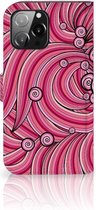 Hoesje ontwerpen iPhone 13 Pro Max GSM Hoesje Swirl Pink