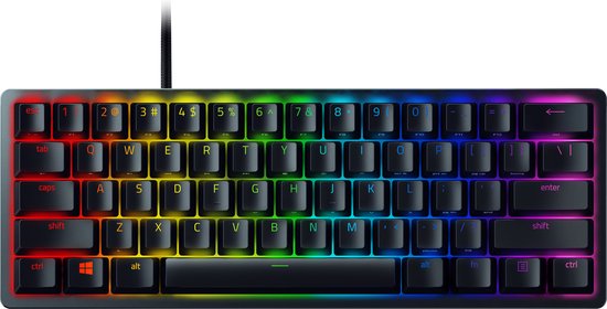 Razer Huntsman Mini - Gaming Toetsenbord - Lineaire Red Switch - RGB - 60% Layout - Qwerty - Zwart