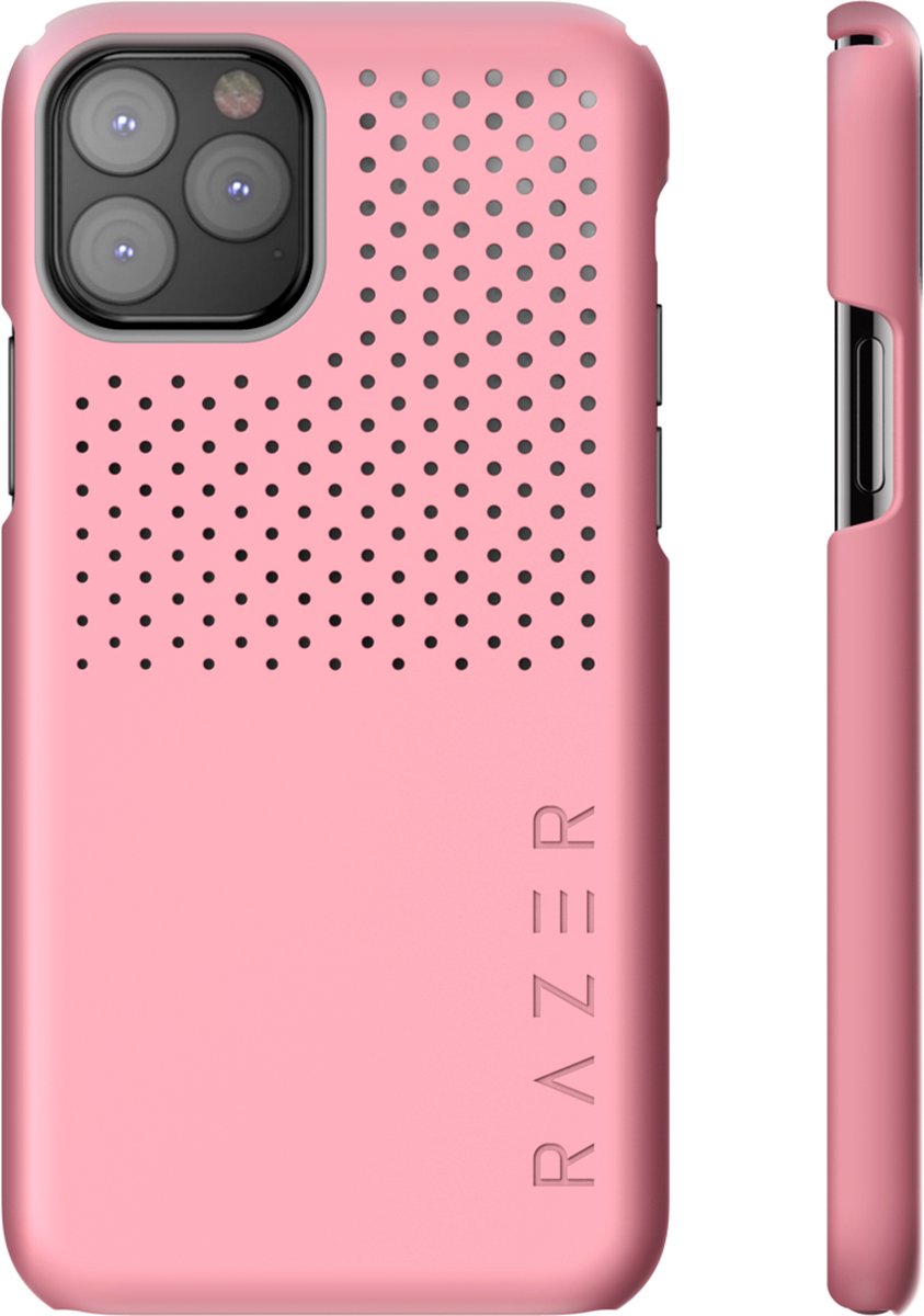 Razer Hoesje Geschikt voor iPhone 11 Pro - Razer Arctech Slim Backcover - Roze