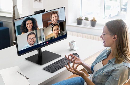 Samsung LS24A400 - Full HD IPS Webcam Monitor - 24 Inch
