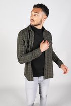 Gabbiano Overhemd Flanel Overhemd Met Ruit Structuur 331800 Amry 502 Mannen Maat - 3XL