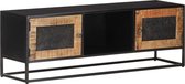 Tv meubel 120x30x40 cm ruw mangohout