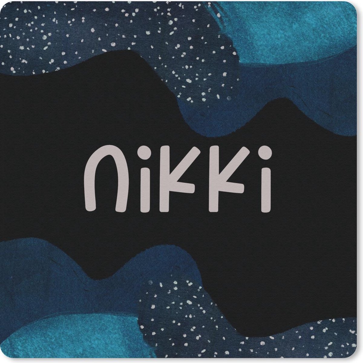 Muismat 30x30 cm - Mousepad Nikki - Pastel - Meisje - Muismatten