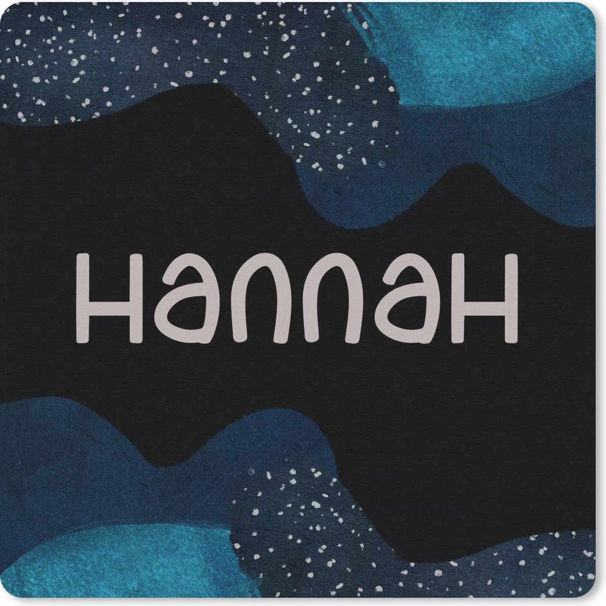 Muismat 30x30 cm - Mousepad Hannah - Pastel - Meisje - Muismatten