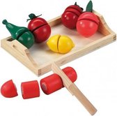 houten speelgoedeten groenten en fruit 8-delig