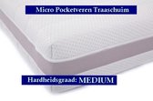 1-Persoons Matras -MICRO POCKET Nasa traagschuim 7 ZONE 25 CM - 3D - 70x200/25