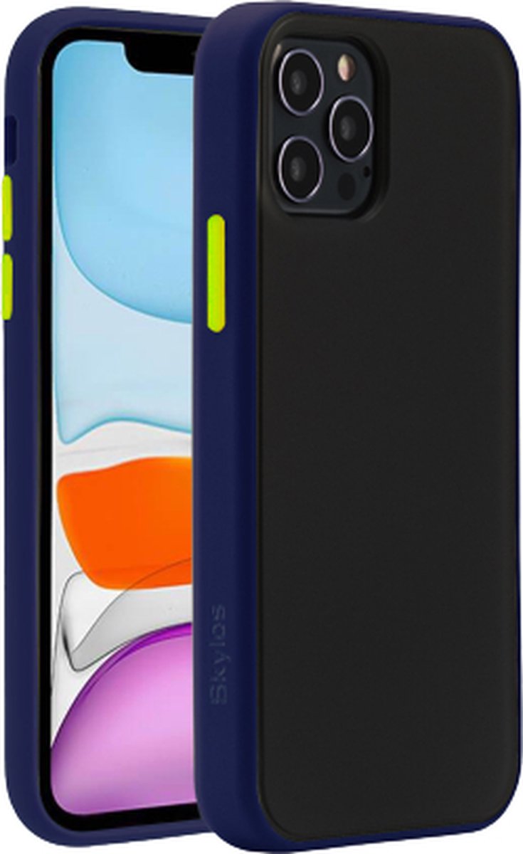 Skylos Original – Apple iPhone 12 Pro Max hoesje – Blauw – iPhone hoesje