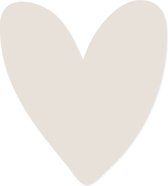 Quilla - Over the rainbow - Hartjes - 82cm - Grijs