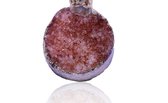 Bixorp Gems Edelsteen Ketting van Ruwe Oranje Kwarts / Tangerine - Edelstenen Sieraad - Cadeau voor Vrouwen & Meisjes