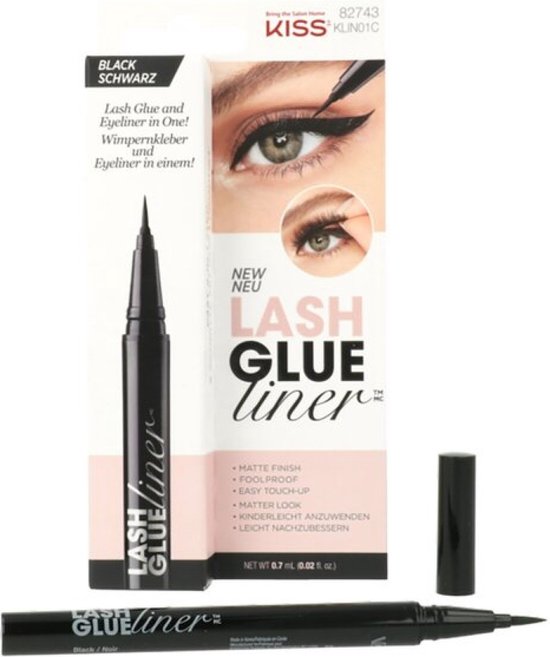 KISS LASH GLUE LINER WIMPERLIJM EN EYELINER