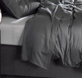 Laken Luxe et soyeux en Katoen /satin Anthracite | 270 x 290 | Avec une belle brillance subtile | Haute qualité