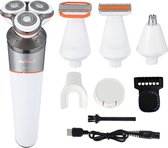 Myshave™ - Multi Groomer - Baardtrimmer - Bodygroomer Mannen - Scheerapparaat - Neustrimmer - Quickcharge - USB Oplaadbaar - 5 in 1 Trimmer - Met Luxe Opbergcase