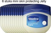6x Vaseline Pure Skin Protecting Jelly - Mini Dispenser - Compact - 6 x 8,2 ml/ 7 gram - Voorkomt Uitdroging - Reisformaat - Geschenkidee