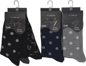 InterSocks - 12 PAAR - dames sokken - 3 kleuren met LUREX