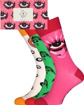 Spiri Ibiza Socks The Fire Of Life Gift Box - unisex sokken (3-pack) -  Maat: 36-40