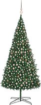 Huis en Tuin Depot Kunstkerstboom Met Led'S En Kerstballen 400 Cm Groen