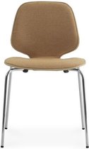My Chair Frontstoffering - zwart (Leder) - staal
