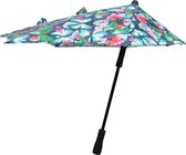 Pick & Pack Beautiful Butterfly Storm Umbrella - Navy