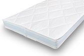 Topper Toutes Saisons Bamboe Nasa Cold Foam 100x200x12 - Mousse à mémoire de forme - Katoen - Double - Dormeur sur le ventre - Dormeur sur le dos - Dormeur sur le côté