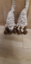 Kerstkabouters - Gnome - Set van 2 - Jongen en Meisje - zittend -40 cm hoog