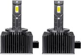 D3S High Power LED Canbus lampen 30.000 Lumen 6000k Helder Wit (set 2 stuks) - Plug and Play - CANBUS EMC + 300% licht - LED CSP CHIPS - 100 Watt – D3S 35 watt Xenon HID vervanger - Dimlicht 