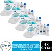 Dove – Gently Nourishing Body Selection Gistsets - Voordeelverpakking 4 Stuks!