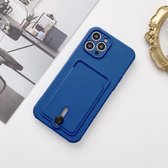 Blauw iPhone Hoesje met Pasjeshouder - iPhone 11 Pro