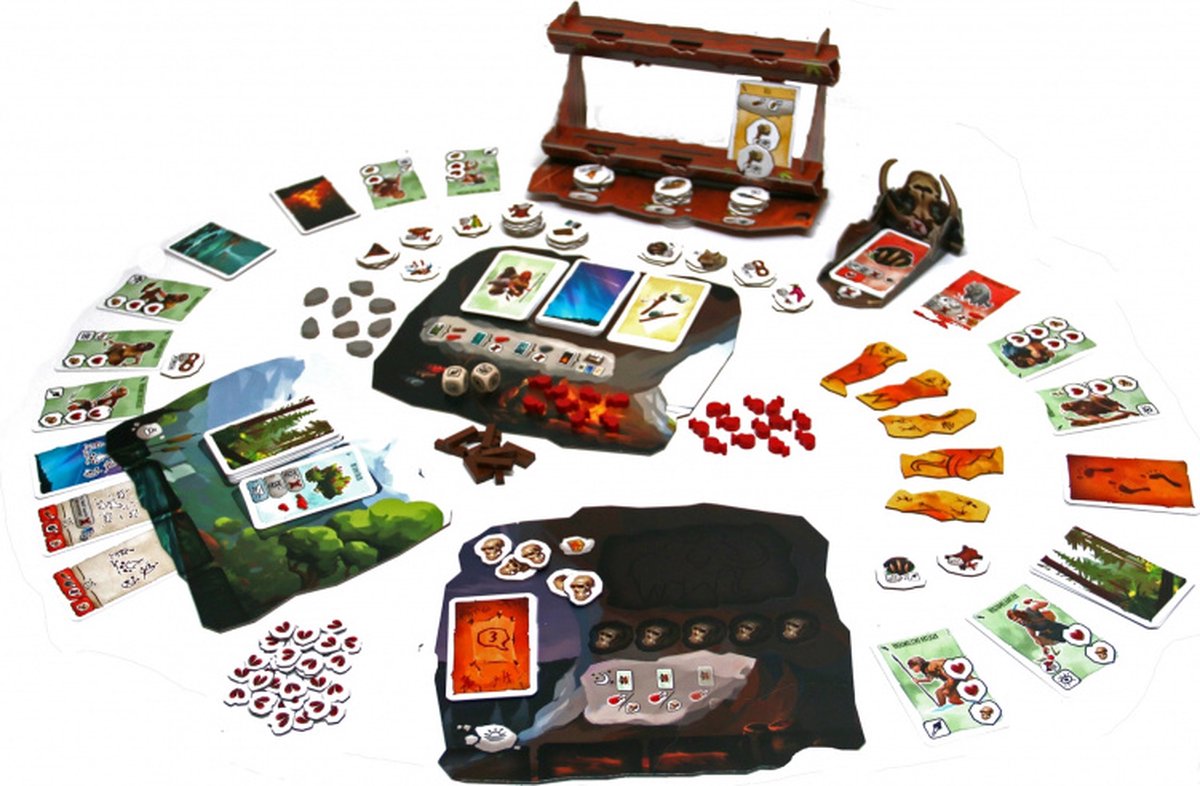 999 Games - Paleo - Bordspel - Een uitdagend coöperatief avontuur - Gezelschapsspel - Coöperatief spel - Familiespel — afbeelding 14