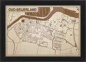 Decoratief Beeld - Houten Van Oud-beijerland - Hout - Bekroned - Bruin - 21 X 30 Cm