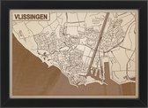Decoratief Beeld - Houten Van Vlissingen - Hout - Bekroned - Bruin - 21 X 30 Cm