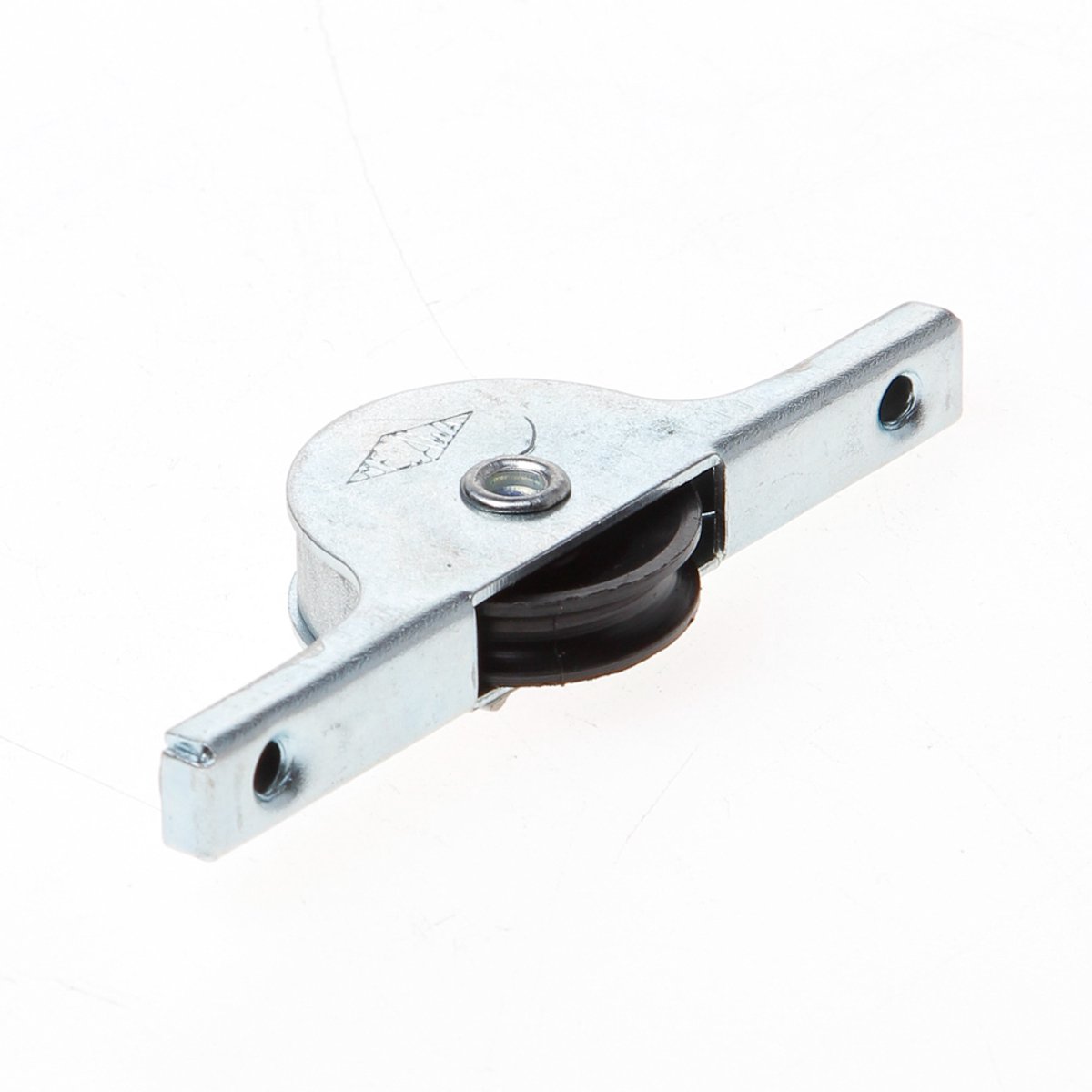 Kastdeurrol smal, met plaatijzeren kast, polyamide wiel 25mm met groef, draagvermogen 3kg 25jw/3kg/541