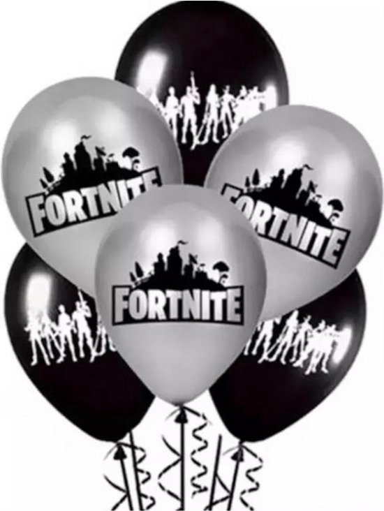Fortnite ballonnen - Set van 6 UNIEKE balonnen