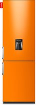 COOLER LARGEH2O-FORA Combi Bottom Koelkast, E, 196+66l, Gloss Bright Orange Front, Handle, Waterdispenser
