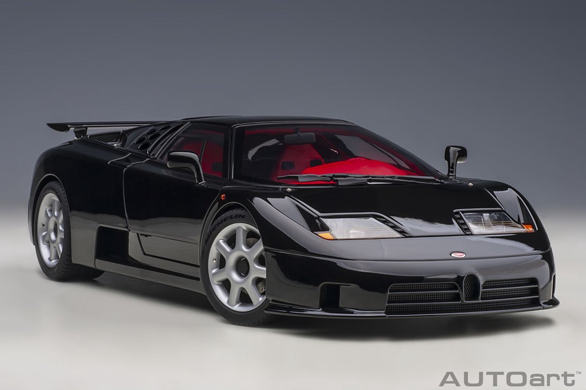 AUTOart 1/18 Bugatti EB110 SS, Nero Vernice