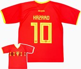 Voetbalshirt - België - Hazard - Rood - Volwassenen - Large