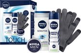 NIVEA MEN Geschenkset Touch met handschoenen