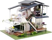 CUTE ROOM – DIY Miniatuur Houten Poppenhuis Villa Bouwpakket – A-081 Monet Garden