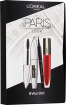 L'ORÉAL PARIS Geschenkset Modern Look Mascara Zwart+Lipstick+Eyeliner Zwart