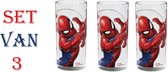 Marvel Spiderman - set van 3 - 27cl . Marvel Spiderman