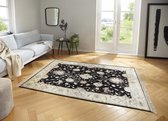 Oosters tapijt Nain Urnia - antraciet/beige 200x300 cm