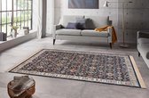 Perzisch tapijt velours Hamadan Saira - donkerblauw/multi 195x300 cm