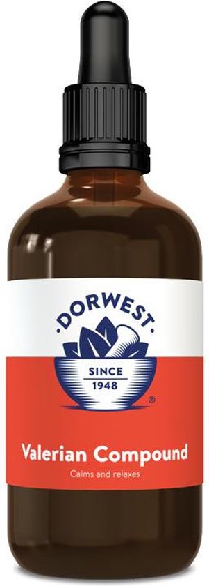 Dorwest rustgevende valeriaan compound druppels voor hond en kat 100ml