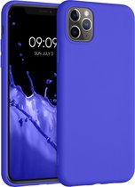 kwmobile telefoonhoesje voor Apple iPhone 11 Pro Max - Hoesje voor smartphone - Back cover in Baltisch blauw